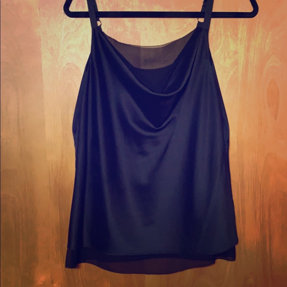 WHBM satin shell